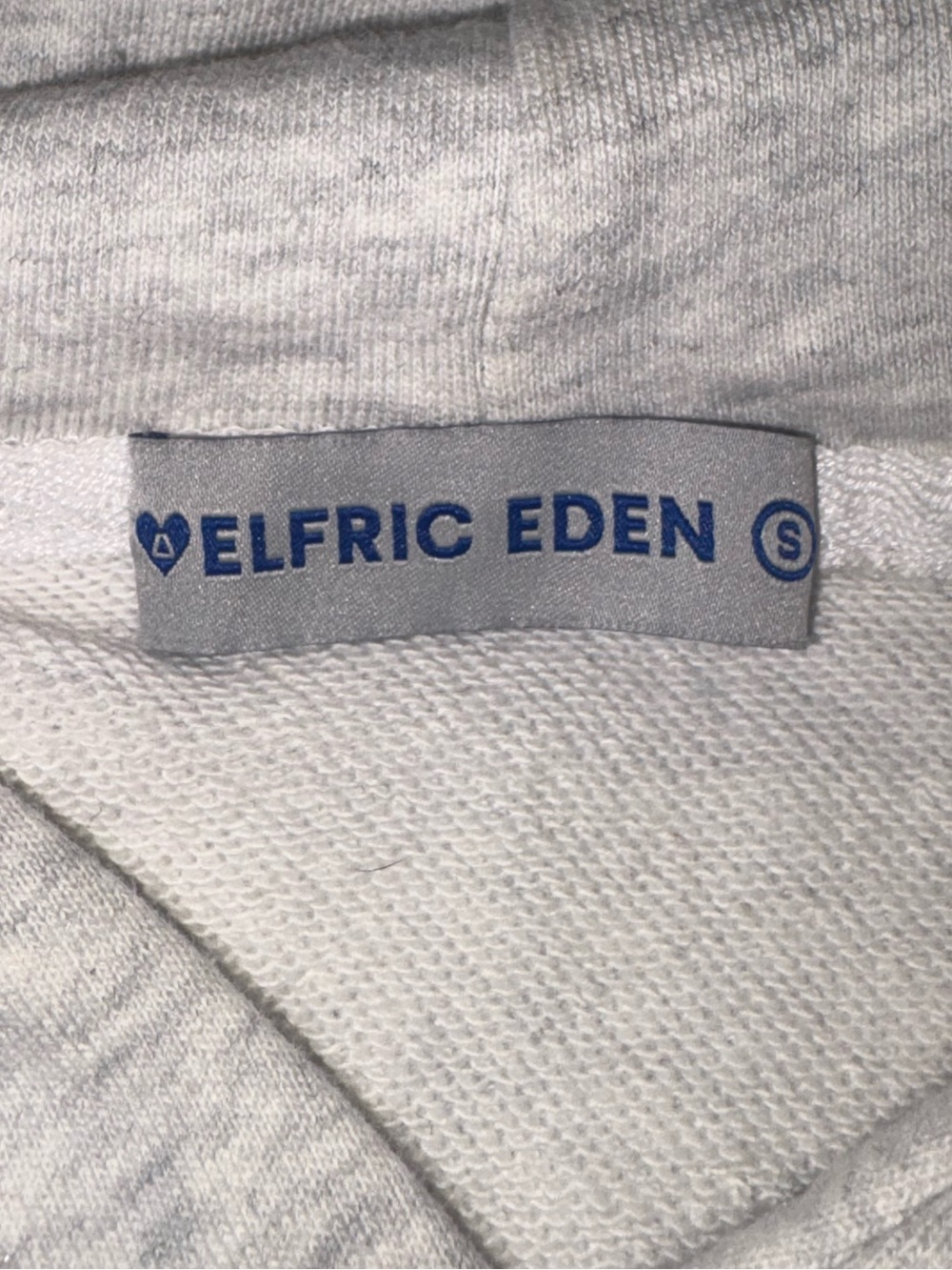 Aelfric Eden Gray Stellaris Embroidered Pullover Hoodie with Blue Stars size S - Picture 11 of 14